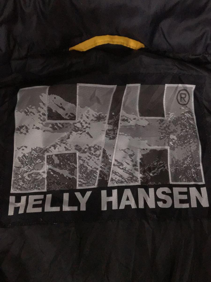 HELLY HANSEN◆90s頃/ダウンベスト/L/ナイロン/YLW/ZN19811S/色褪せ・汚れ有_画像3