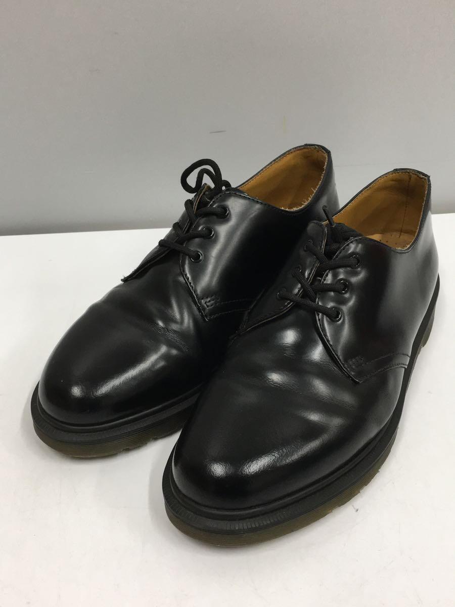 Dr.Martens◆ドレスシューズ/UK9/BLK/レザー/10078_画像2