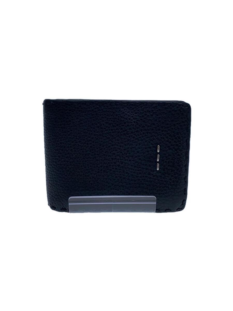 FENDI◇2つ折り財布/レザー/BLK - 二つ折り財布(小銭入れあり) FENDI◇2つ折り財布/レザー/BLK - 二つ折り財布(小銭入れあり)