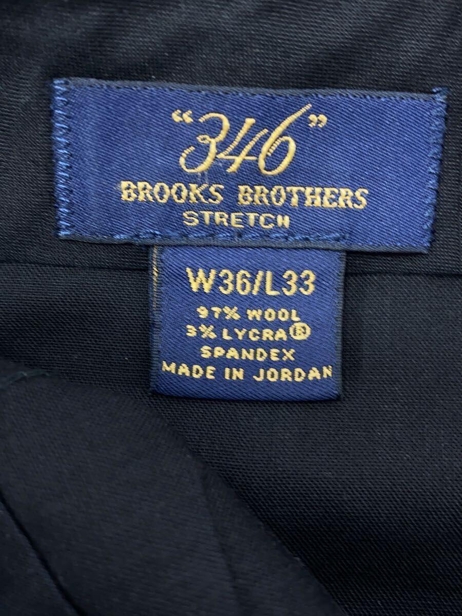 BROOKS BROTHERS◆スラックスパンツ/36/ウール/BLK/無地_画像4