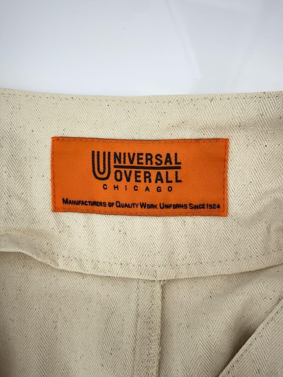 UNIVERSAL OVERALL◆ジャケット/FREE/コットン/WHT/無地/u203260SN_画像3