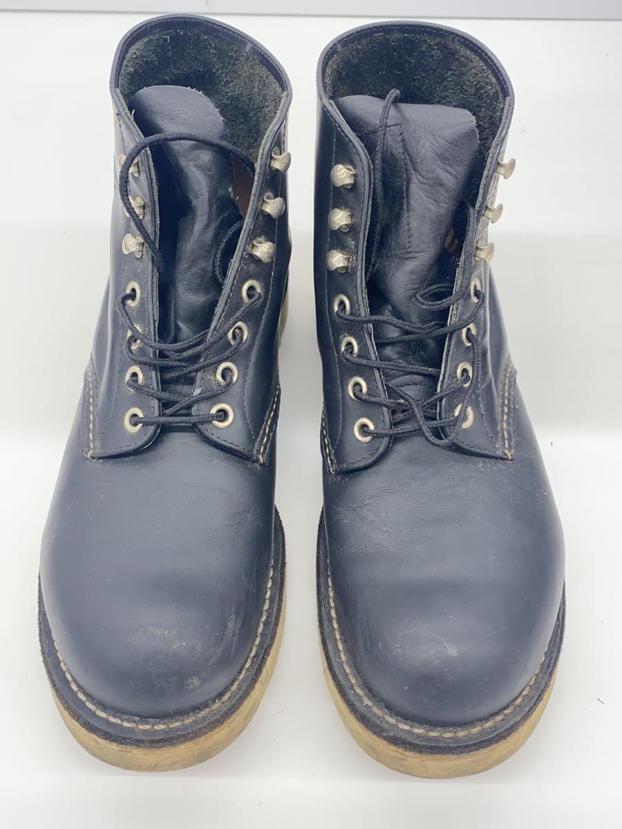 RED WING◆レースアップブーツ/US8/BLK/レザー/8165_画像6