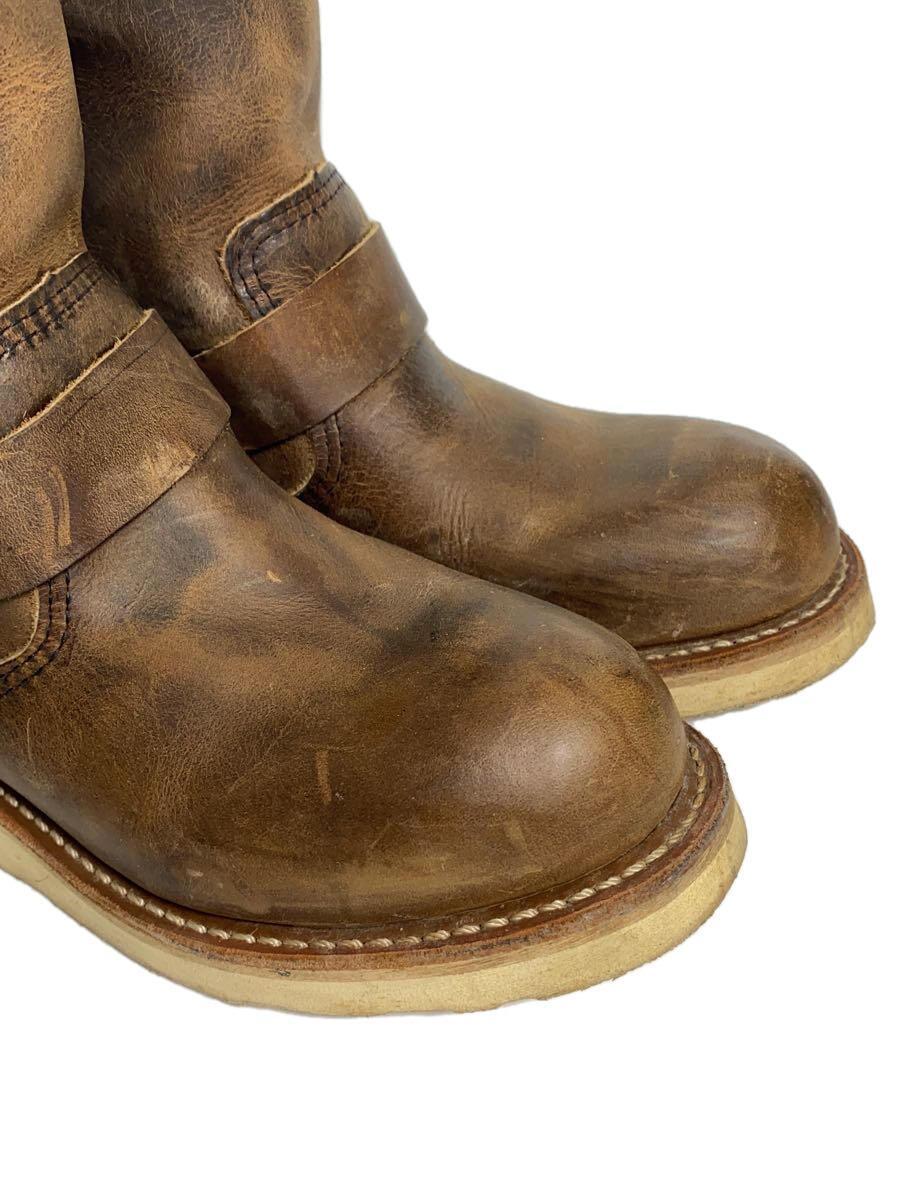 RED WING◆ペコスブーツ/US5.5/BRW/レザー/2975●_画像7