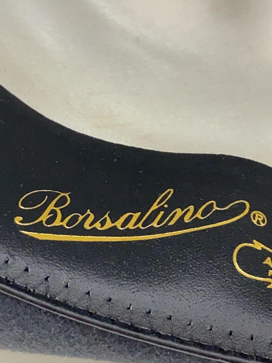 Borsalino◆ボルサリーノ/Borsalino/ライットファー/57cm/ハット/ウール/ネイビー/紺/メンズ/イタリア製_画像5