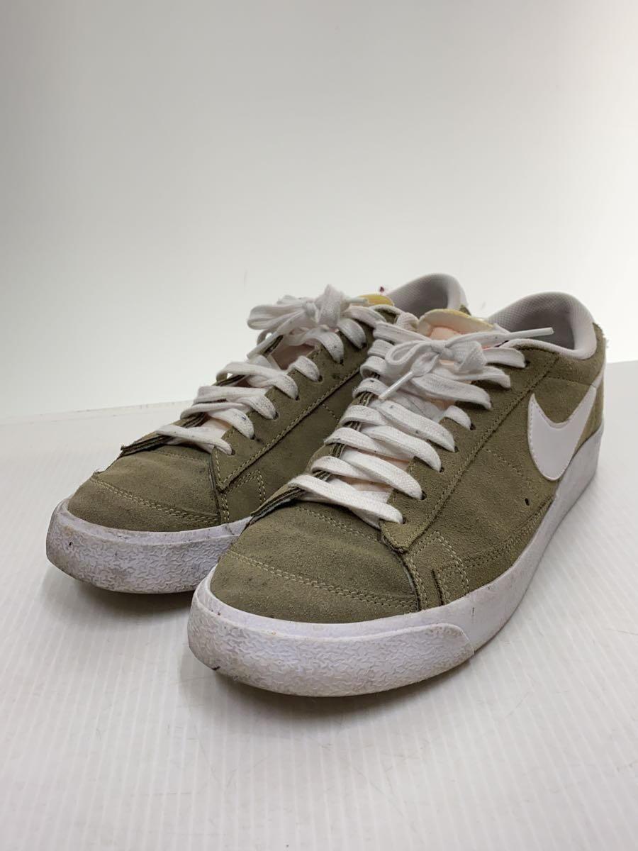 NIKE◆BLAZER LOW 77/ローカットスニーカー/26.5cm/BEG/スウェード/DA7254-200_画像2