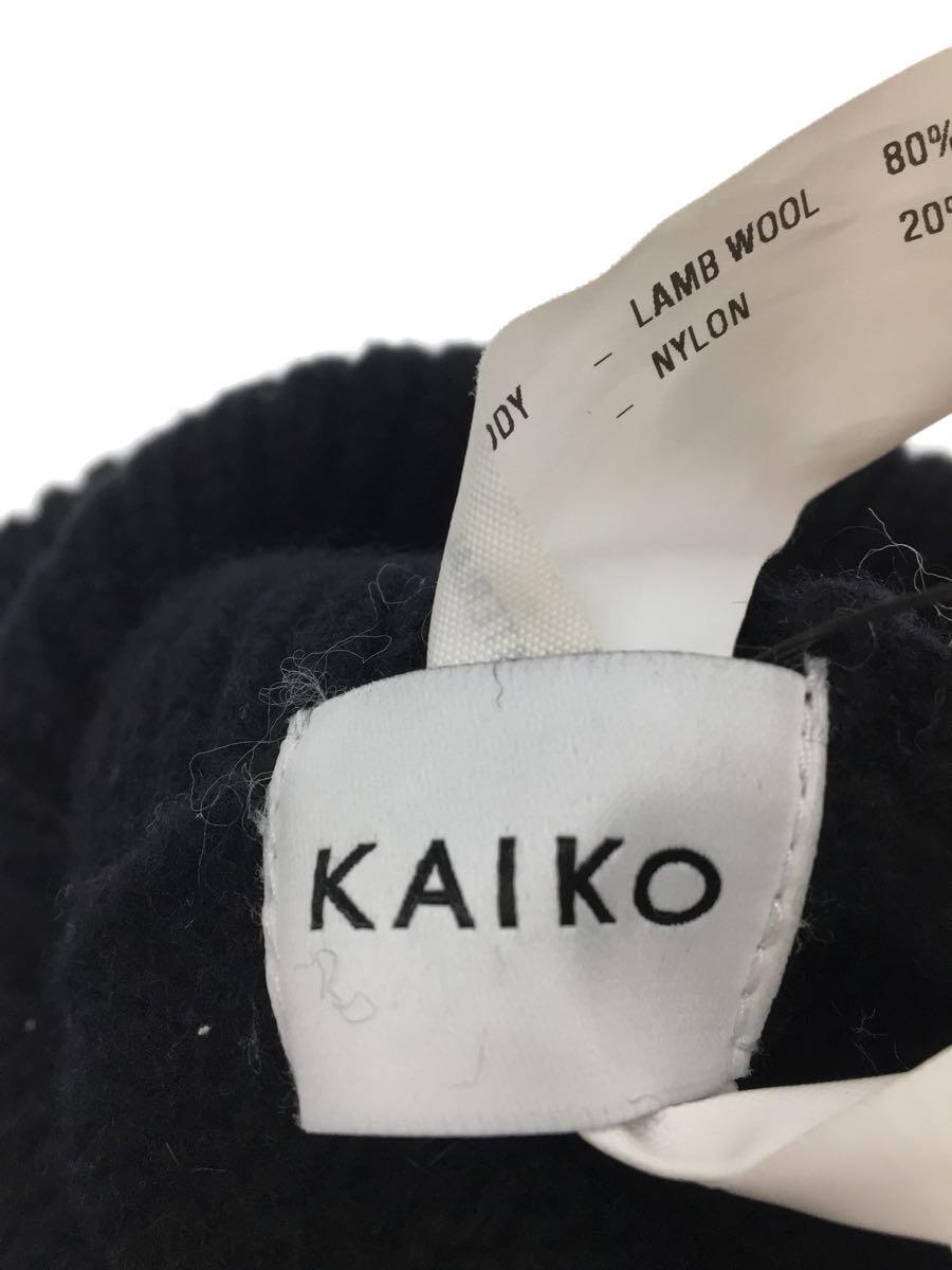 KAIKO◆セーター(厚手)/1/ウール/BLK_画像3