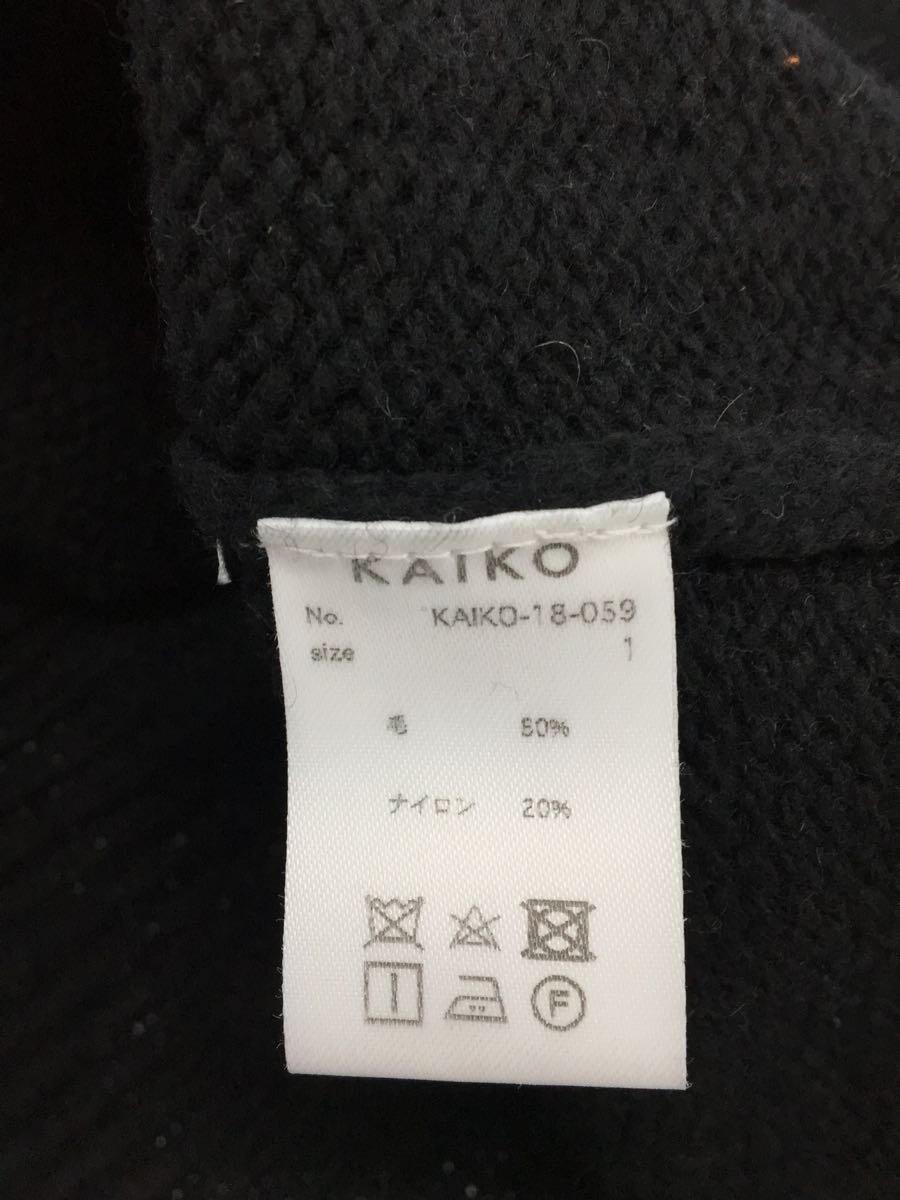 KAIKO◆セーター(厚手)/1/ウール/BLK_画像4