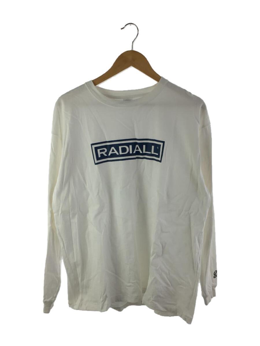 RADIALL◆長袖Tシャツ/M/コットン/WHT/無地/RAD-23AW-CUT017_画像1