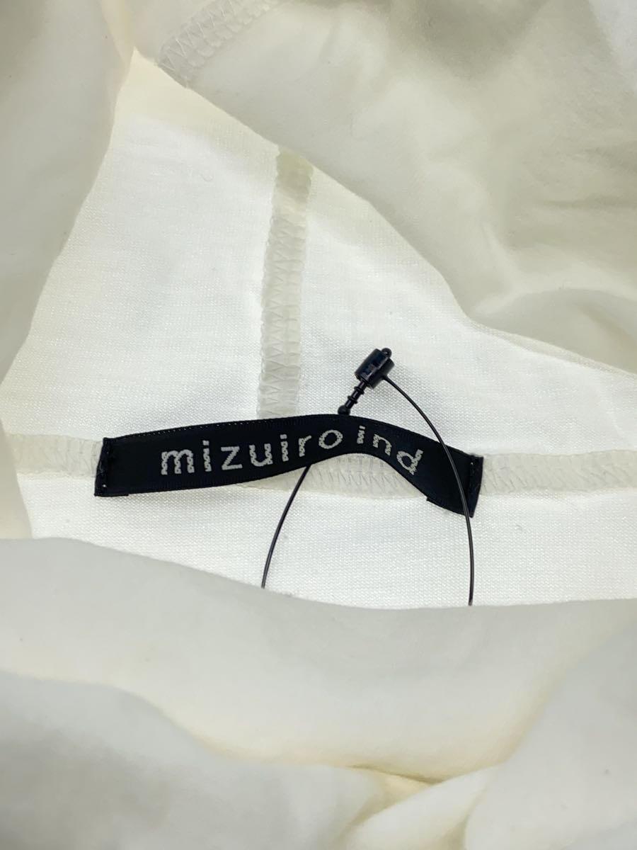 mizuiro ind◆長袖ワンピース/-/コットン/WHT_画像3