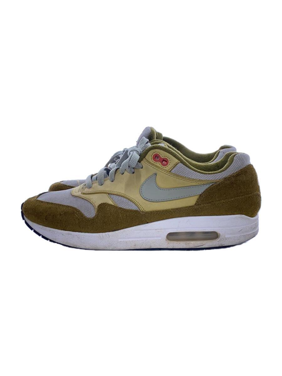 NIKE◆AIR MAX 1 PREMIUM RETRO/エアマックスプレミアムレトロ/イエロー/908366-300/28.5_画像1