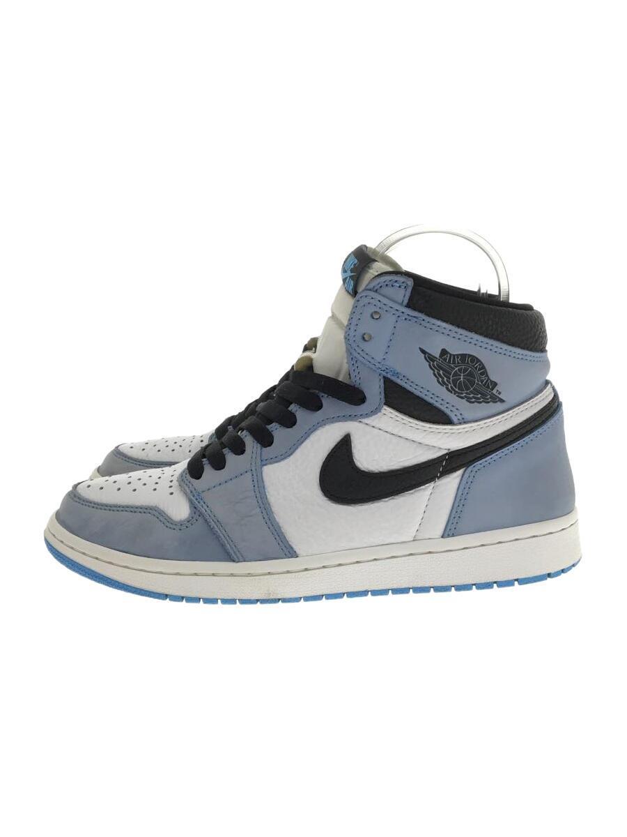 NIKE◆AIR JORDAN 1 RETRO HIGH OG_エアジョーダン 1 レトロ ハイ OG/26.5cm/ブルー