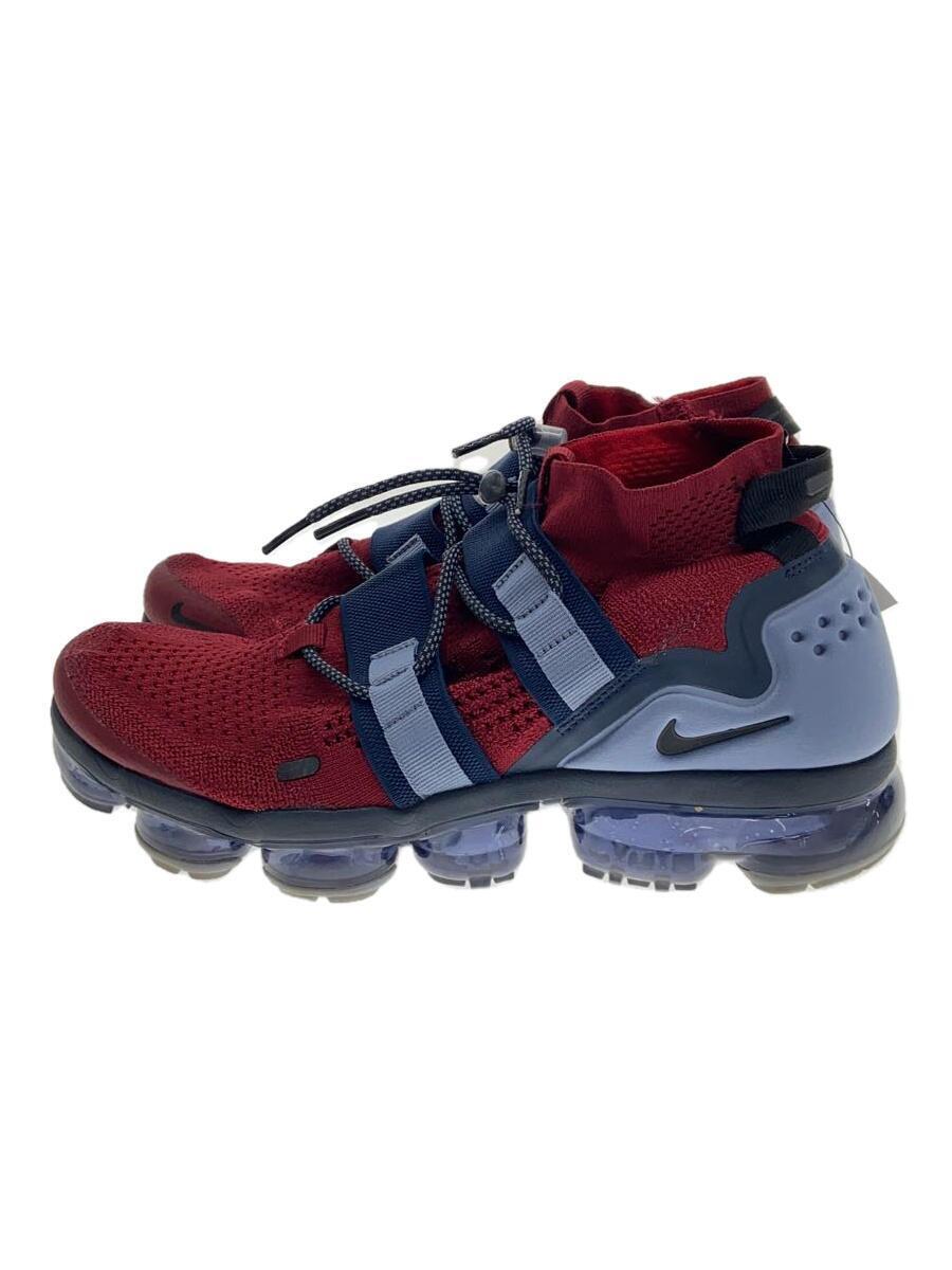 NIKE◆AIR VAPORMAX FK UTILITY/エアベイパーマックスフライニットユーティリティ/レッド/26.5c_画像1