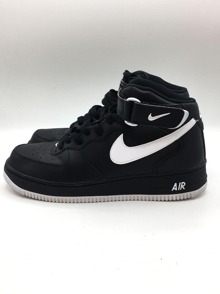 NIKE◆AIR FORCE 1 MID 07_エアフォース 1 ミッド 07/27.5cm/BLK