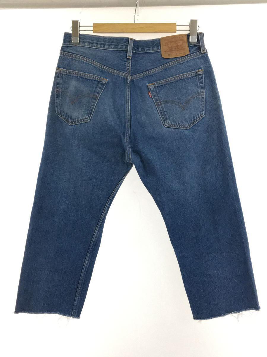 Levi’s◆80s～90s/501/USA製/ボタン裏653/パンツ/デニム/ダメージ有/カットオフ_画像2