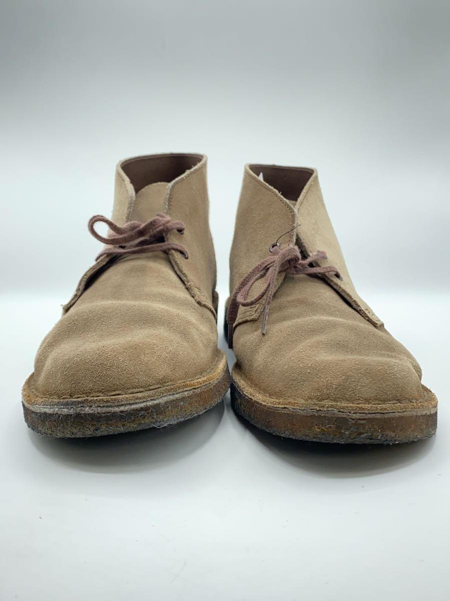 Clarks◆チャッカブーツ/デザートブーツ/US8.5/BEG_画像7