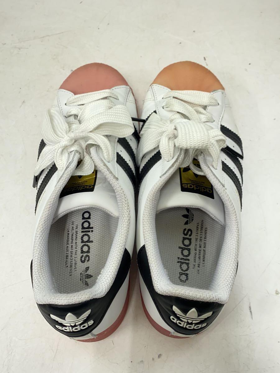 adidas◆SUPER STAR_スーパースター/24.5cm/WHT_画像3