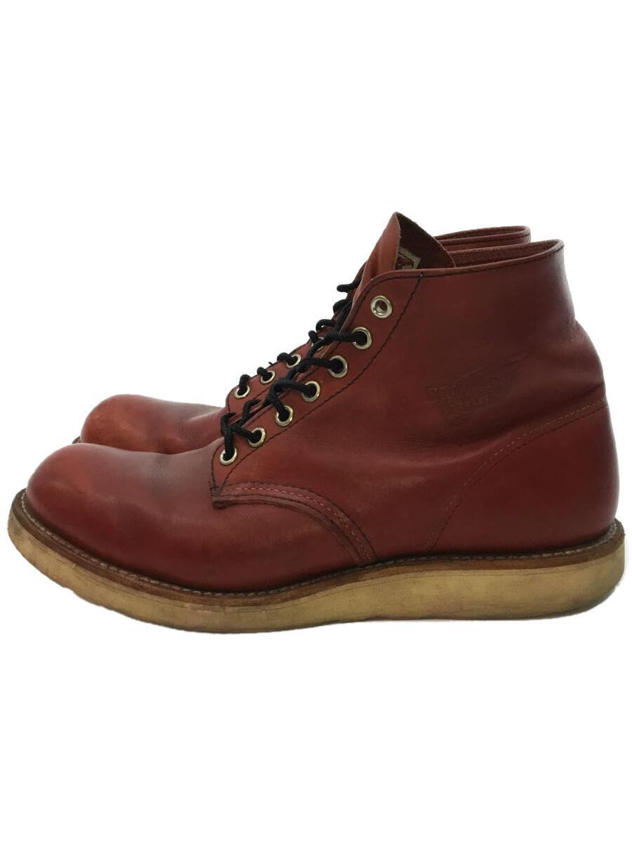 RED WING◆アイリッシュセッター/レースアップブーツ/US8/RED/レザー/8166
