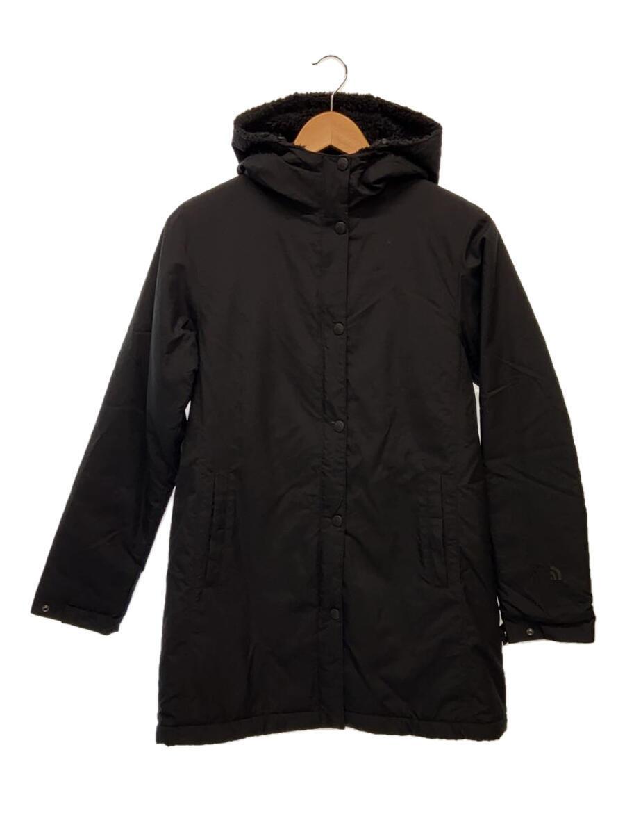 THE NORTH FACE◆COMPACT NOMAD COAT_コンパクト ノマドコート/L/ナイロン/BLK