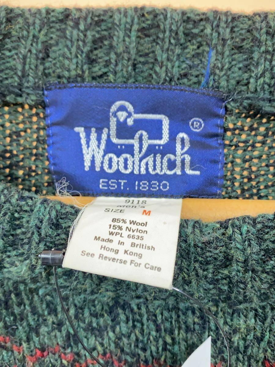 Woolrich◆セーター(厚手)/M/ウール/マルチカラー_画像3