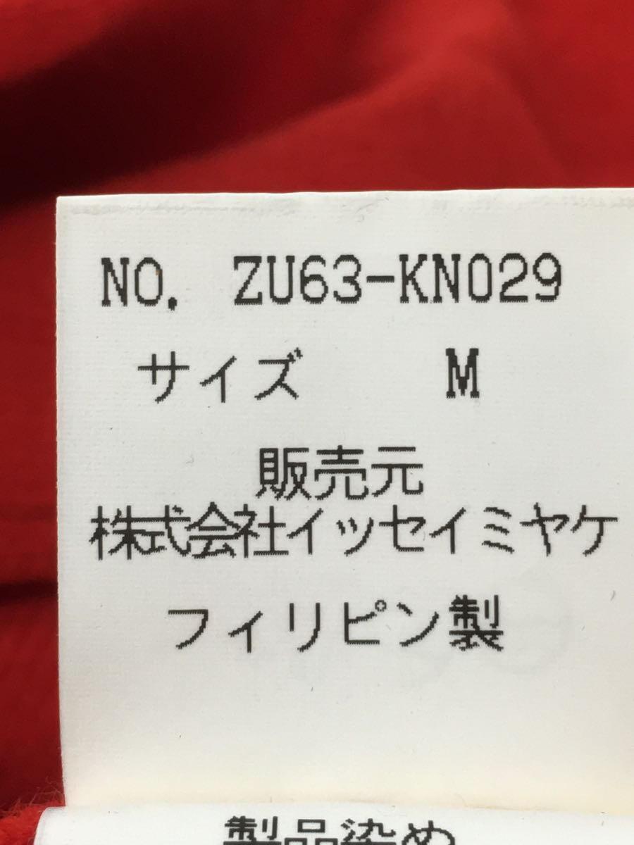 ZUCCa◆セーター(薄手)/M/ウール/RED/zu63-kn029_画像3