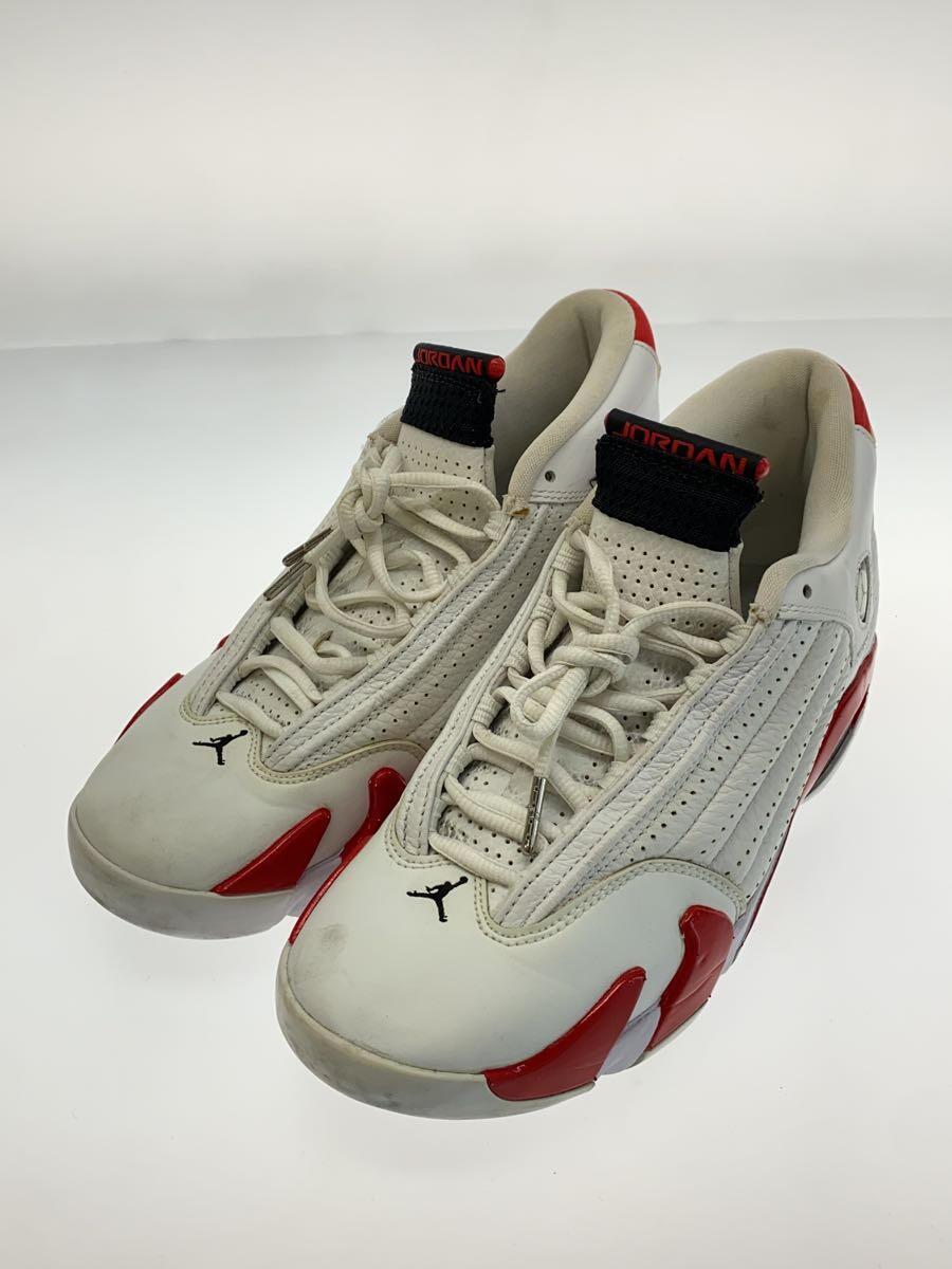 NIKE◆AIR JORDAN 14 RETRO/エアジョーダンレトロ/ホワイト/487471-100/26cm/WHT_画像2