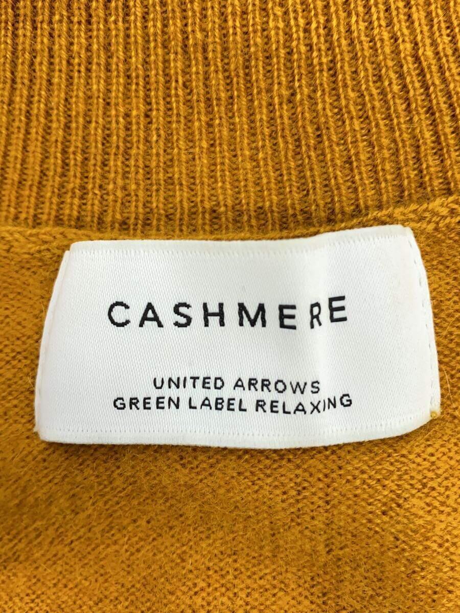 UNITED ARROWS green label relaxing◆カシミヤタートルネックニット/セーター(厚手)/-/カシミア/YLW/無地/3613-199-2024_画像3