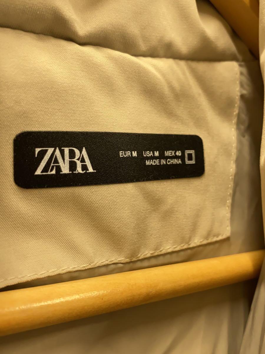 ZARA◆中綿ジャケット/M/ベージュ/80089348-4_画像3