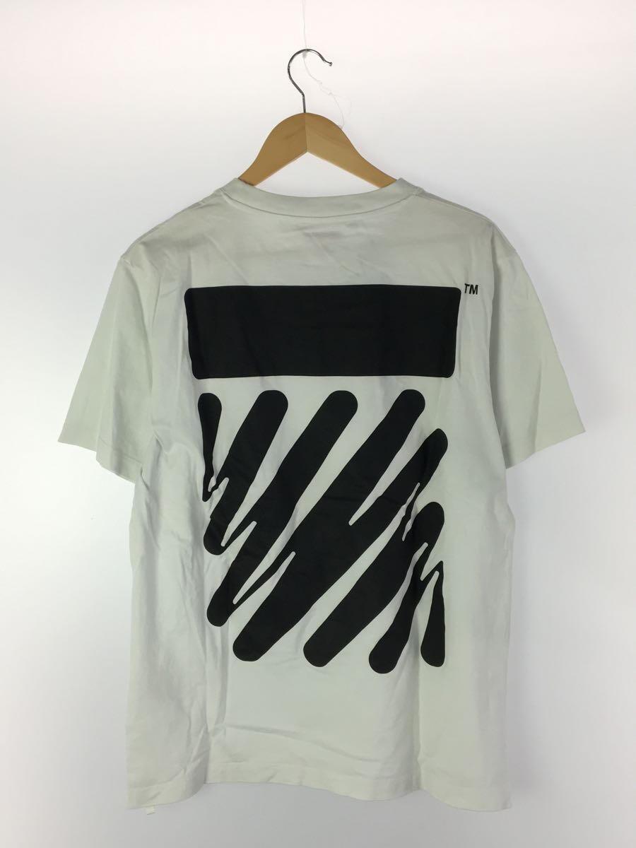 OFF-WHITE◆Tシャツ/L/コットン/WHT/無地/omaa027s22jer010_画像2