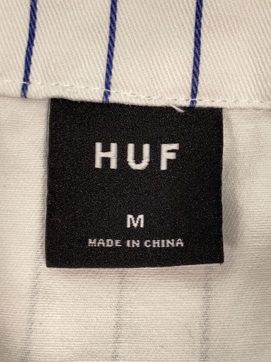 HUF◆半袖シャツ/M/コットン/WHT/KN00363_画像3