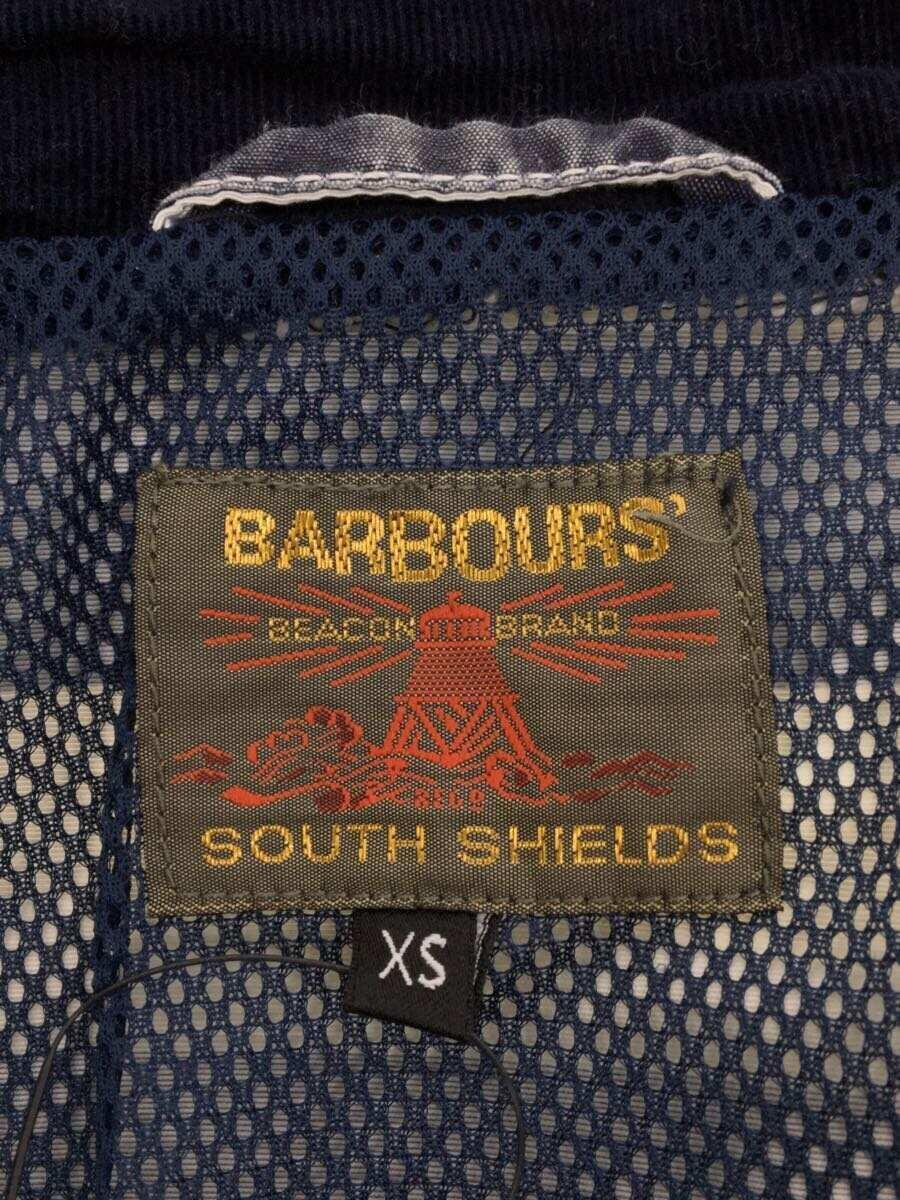 Barbour◆ジャケット/XS/コットン/ホワイト/ボーダー/SOUTH SHIELDS_画像3