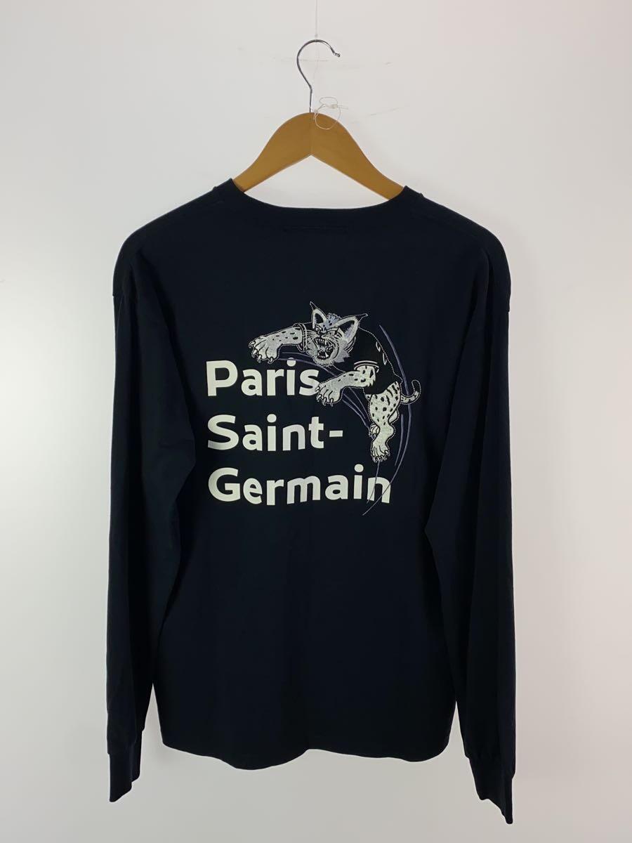 PARIS SAINT-GERMAIN◆長袖Tシャツ/M/コットン/BLK/22-070-340-0017-1-0_画像2