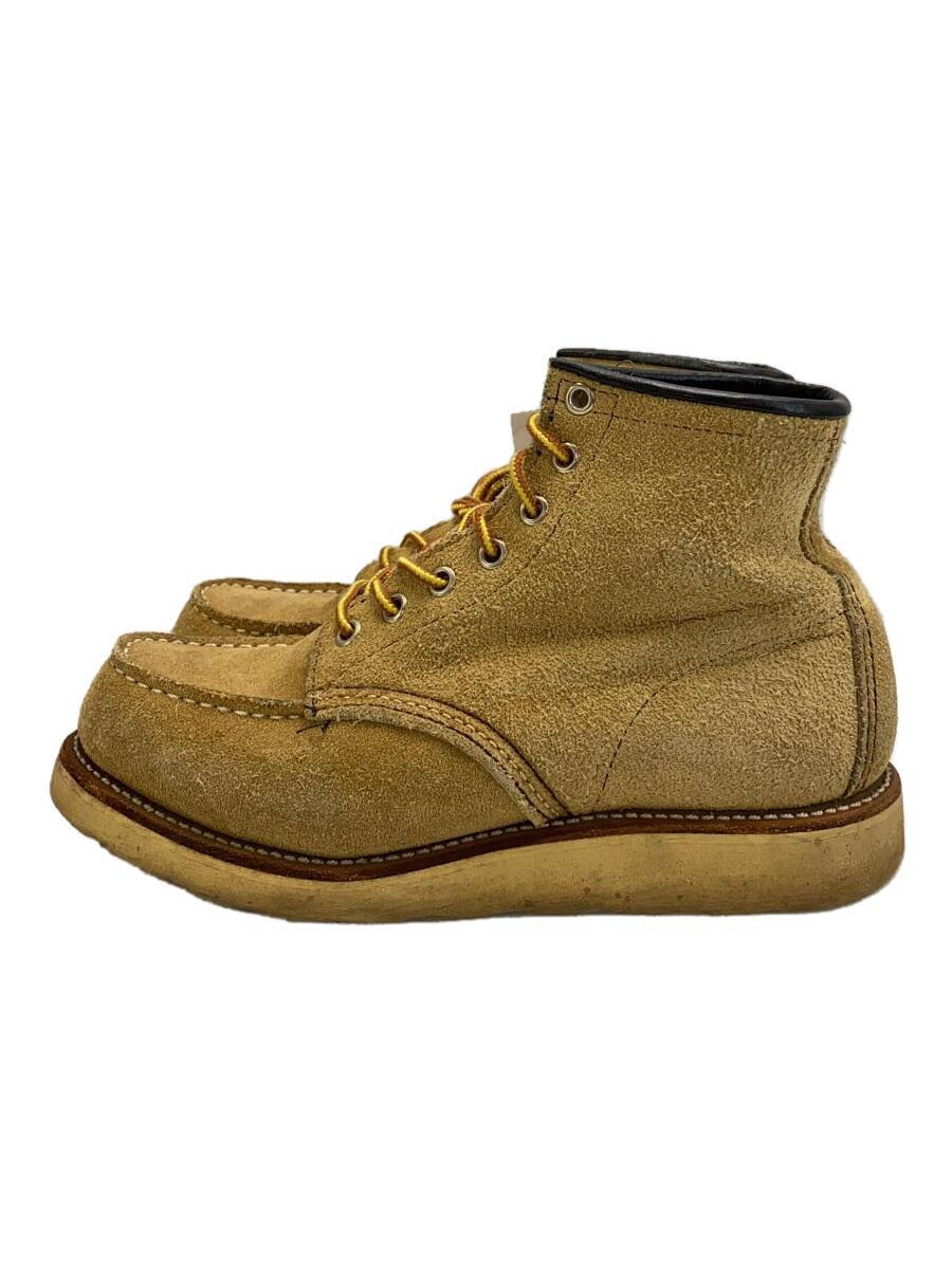 RED WING◆レースアップブーツ/US5/BEG/スウェード