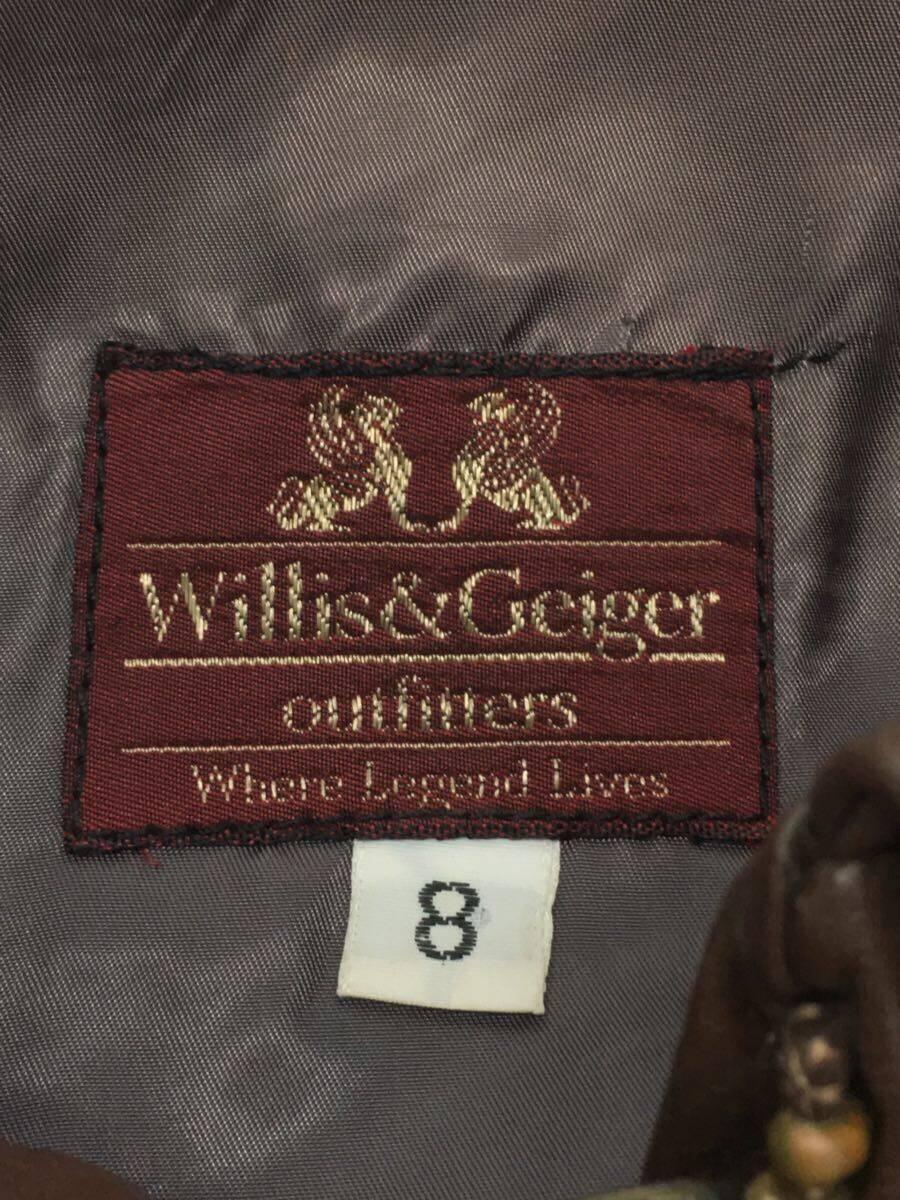 Willis&Geiger◆レザージャケット・ブルゾン/-/レザー/BRW_画像3