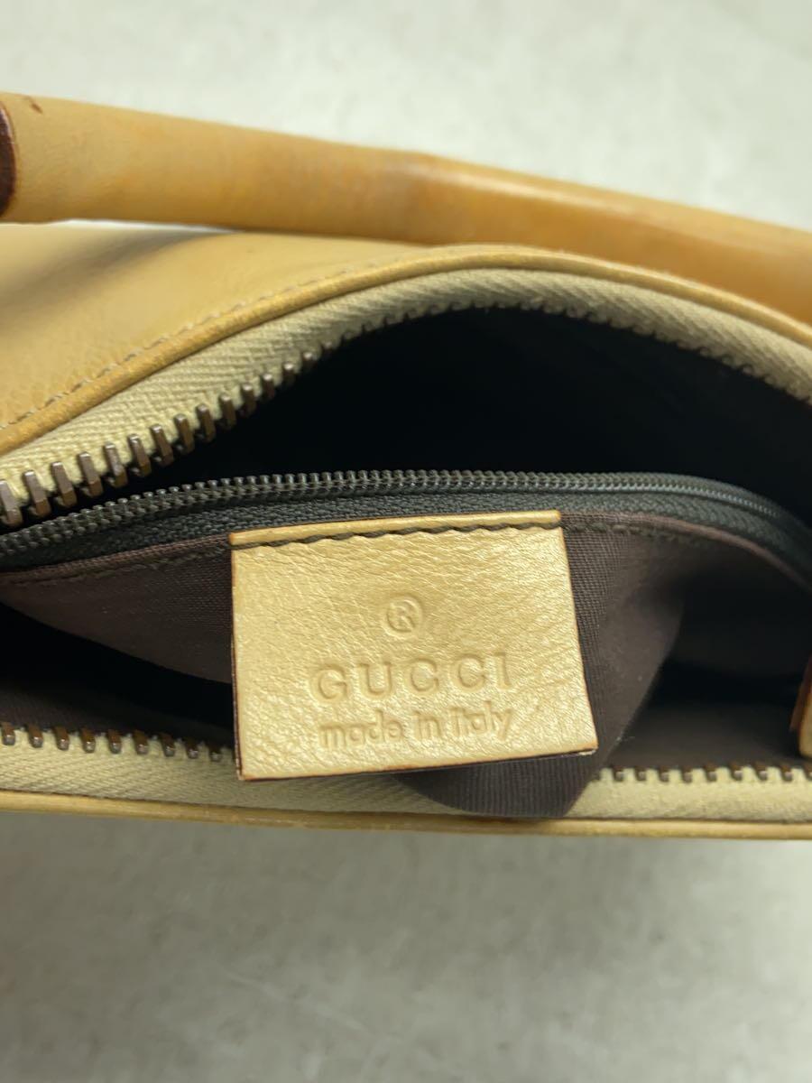 GUCCI◆状態考慮/ハンドバッグ/レザー/BEG/115002 213317_画像5