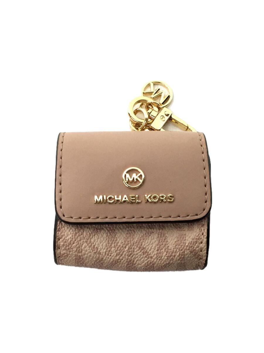 MICHAEL KORS◆小物/レザー/PNK/総柄/レディース/MP-2103_画像1