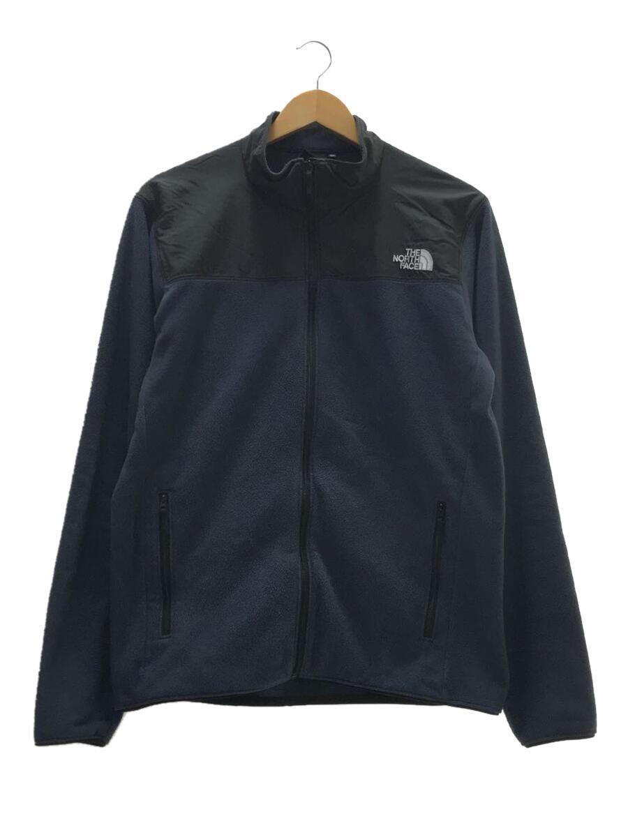 THE NORTH FACE◆フリースジャケット/XL/ポリエステル/NVY/ザノースフェイス_画像1