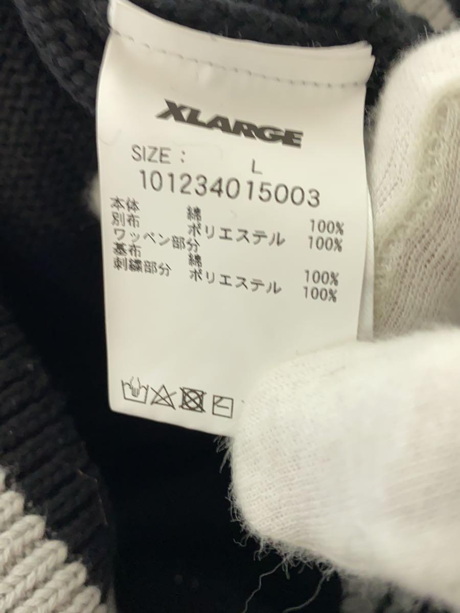 X-LARGE◆セーター(厚手)/L/コットン/BLK/101234015003_画像5