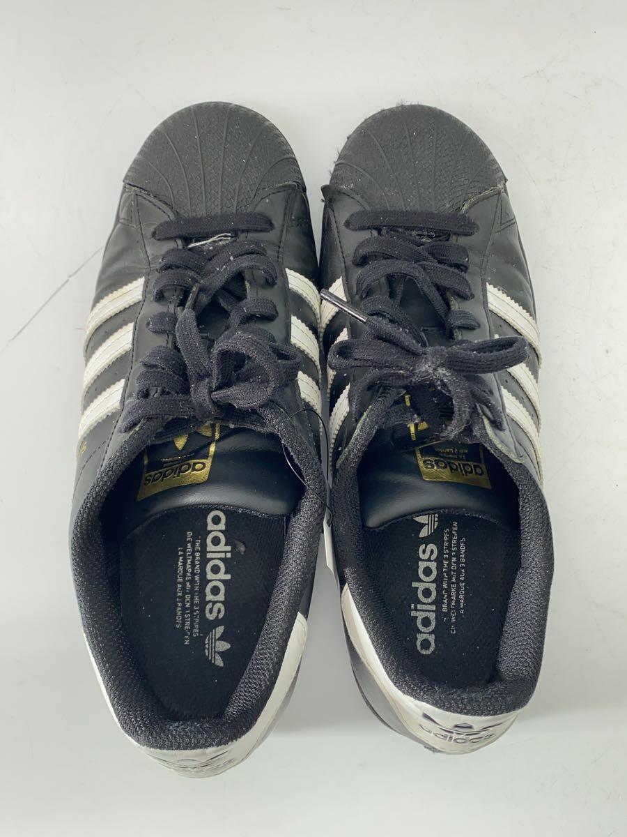 adidas◆オリジナルス/SUPERSTAR/スーパースター/ブラック/EG4959/27cm/レザー/_画像3