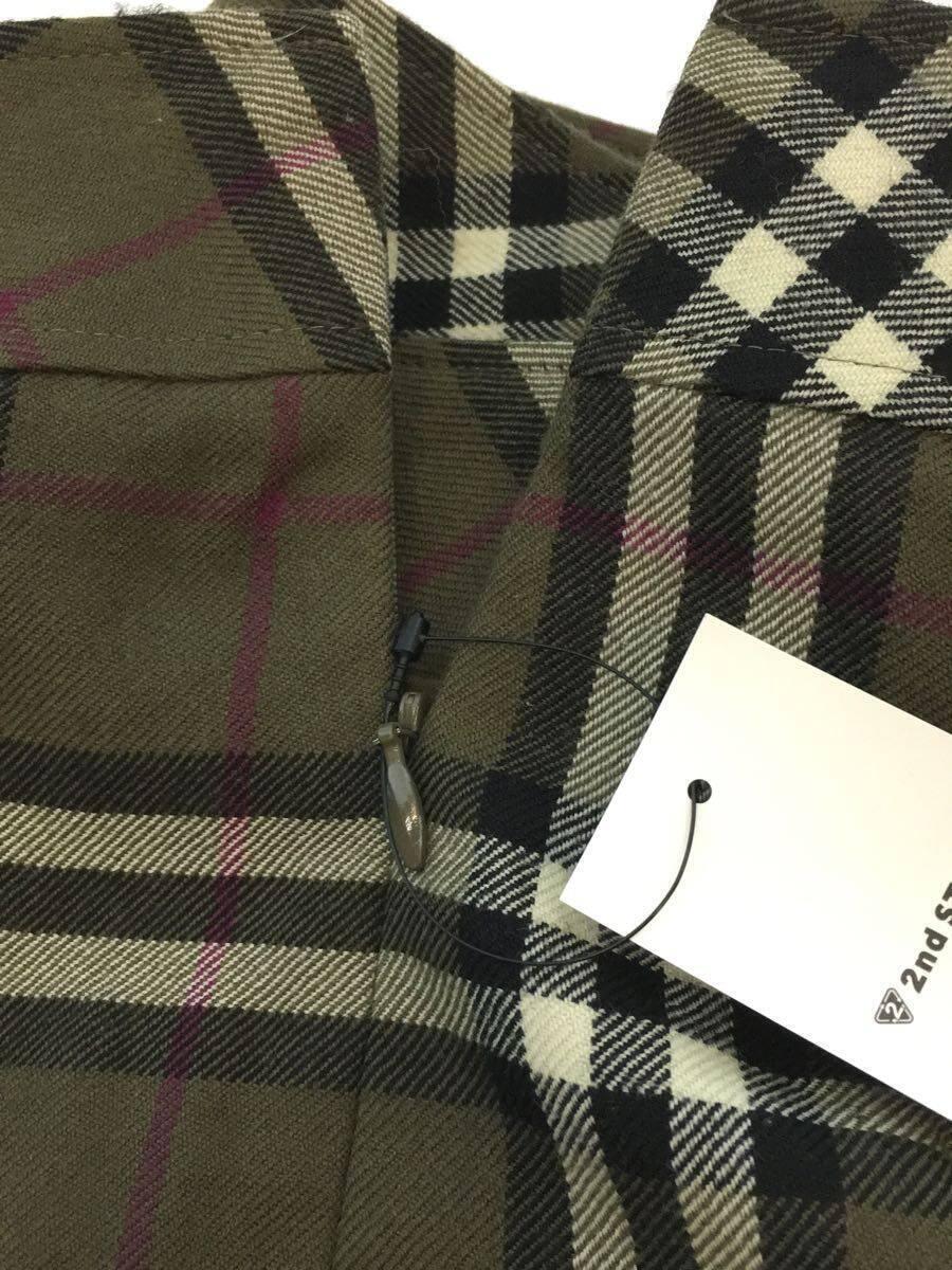 BURBERRY LONDON◆スカート/38/ウール/KHK/チェック/FX071-055-72_画像9