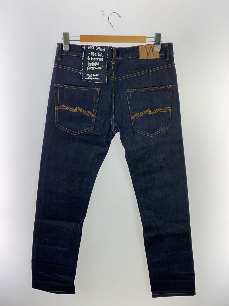 NUDIE JEANS◆ボトム/34/コットン/IDG/無地_画像2