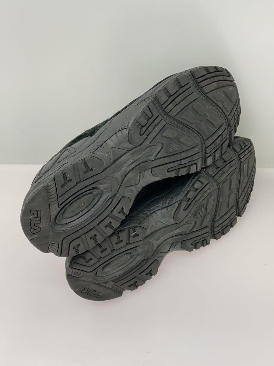 FILA◆ハイカットスニーカー/24cm/BLK_画像4