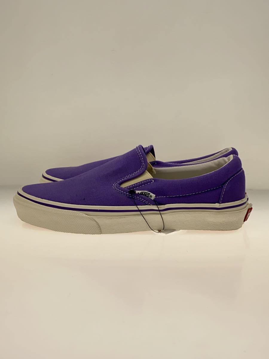 VANS◆スリッポン/ローカットスニーカー/23.5cm/PUP/キャンバス_画像1