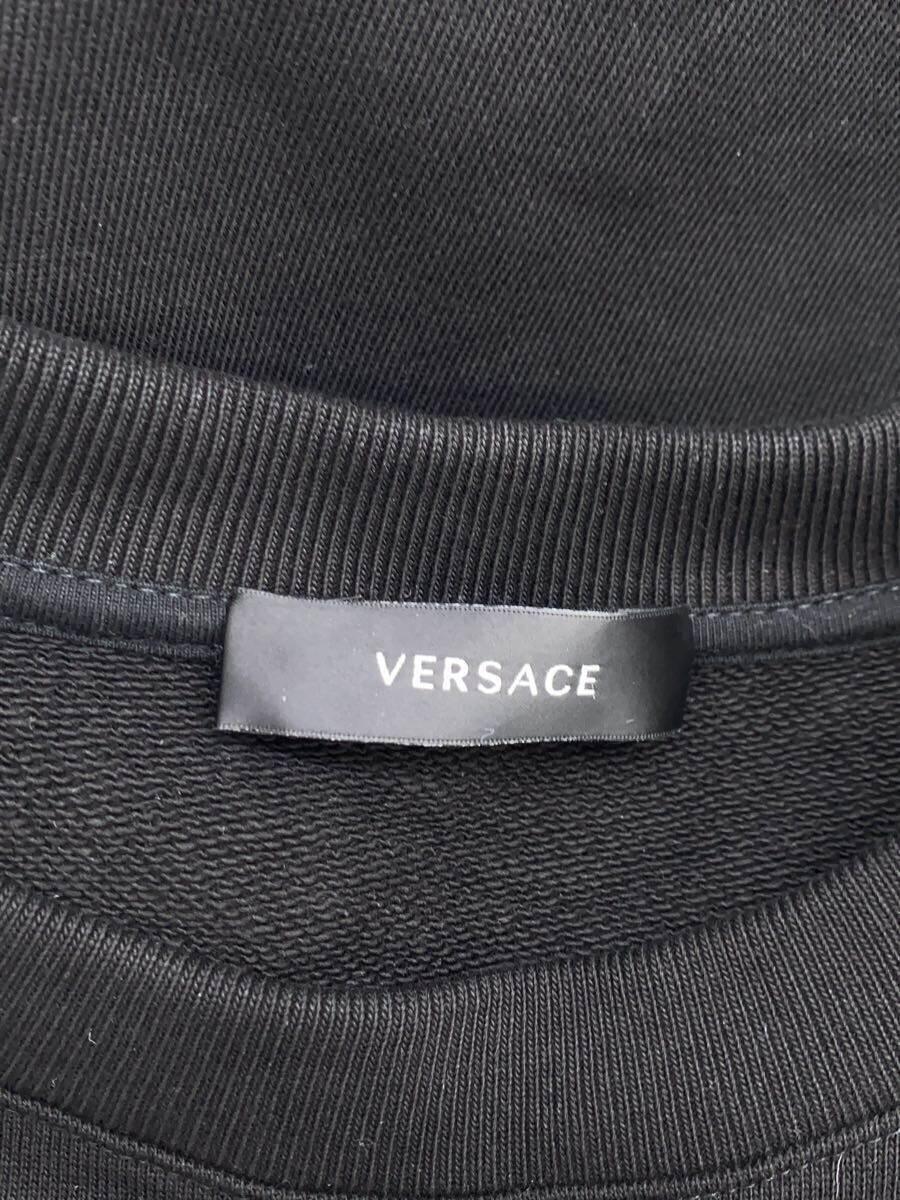 VERSACE◆スウェット/L/コットン/BLK/1008279_画像3