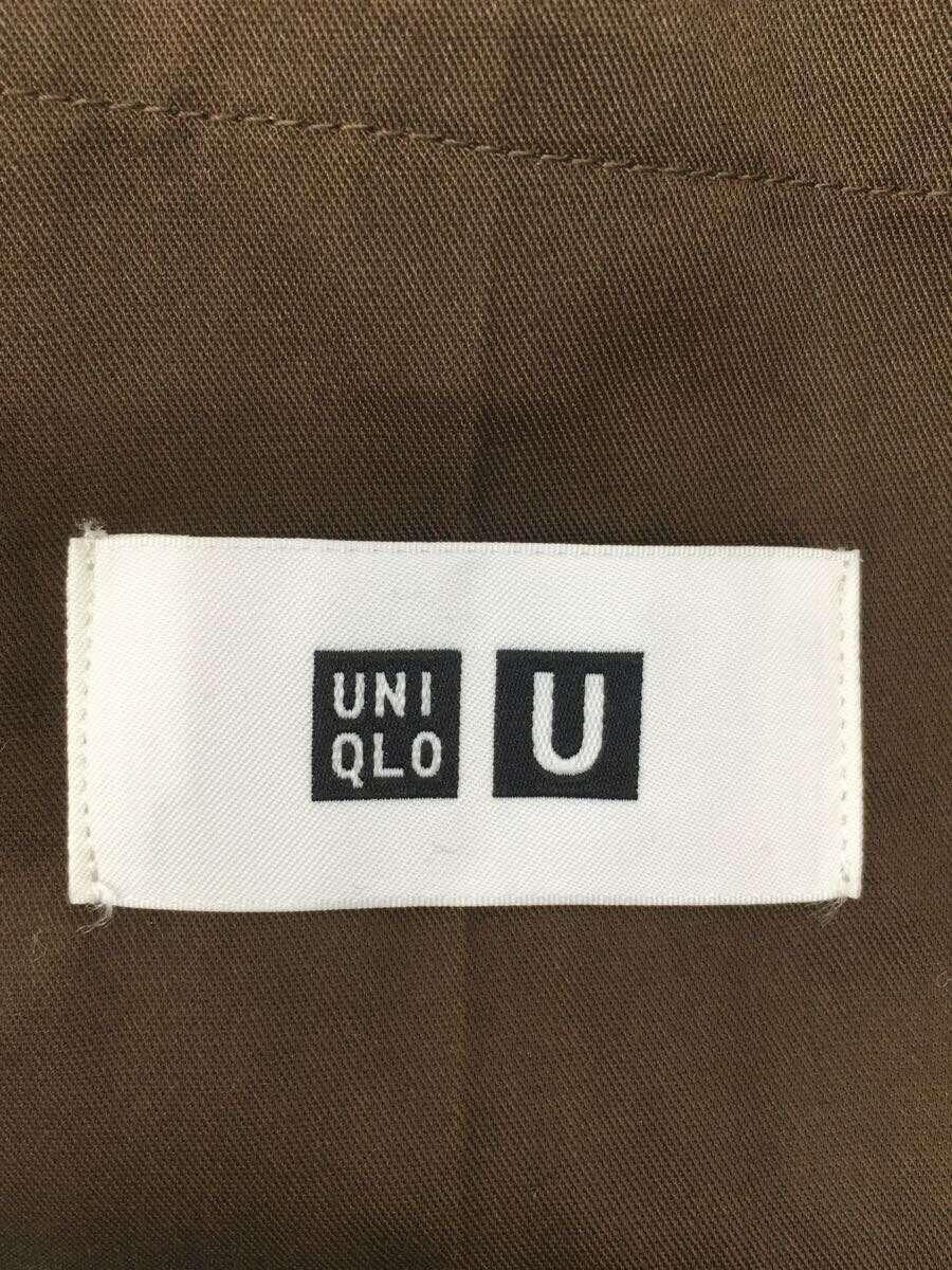 UNIQLO◆ユニクロ/セットアップ/S/ウール/BRW/無地/UNIQLO U パンツウエスト70cm_画像3