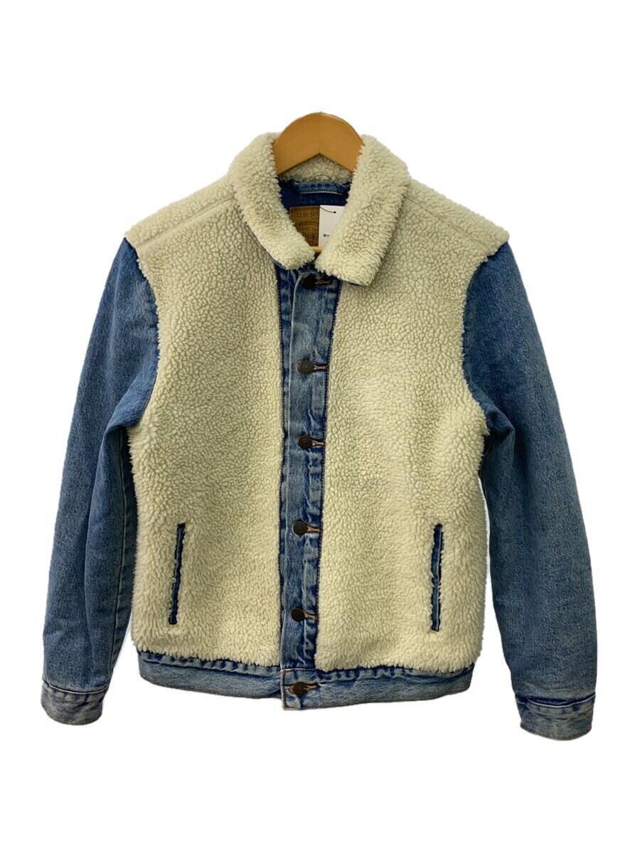 Levi’s◆Gジャン/S/コットン/IDG/PC9-77379-0000/LevisPReMIUMボア切替ジャケット