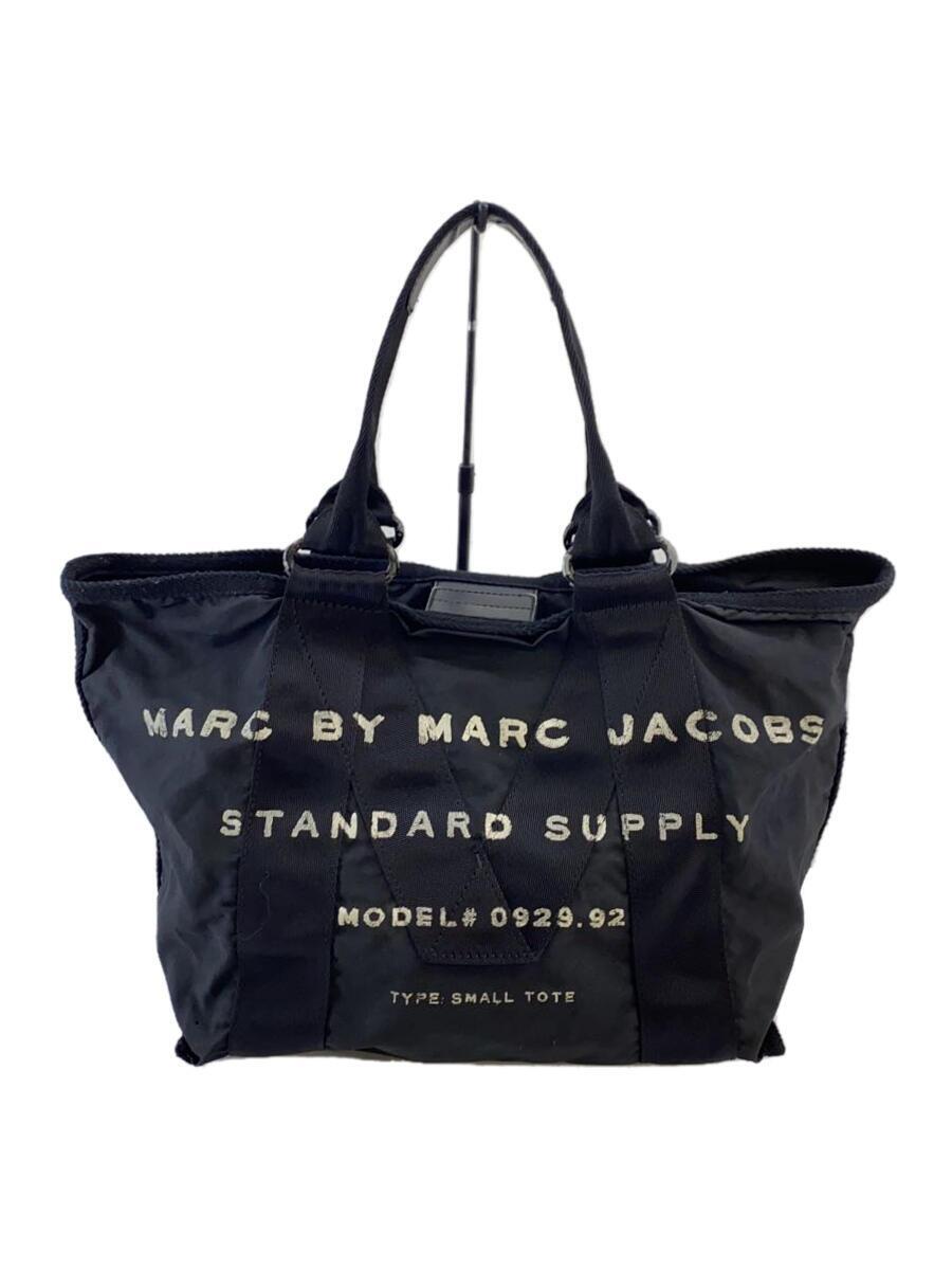 MARC BY MARC JACOBS◆トートバッグ/ポリエステル/BLK/無地/M0002647_画像1