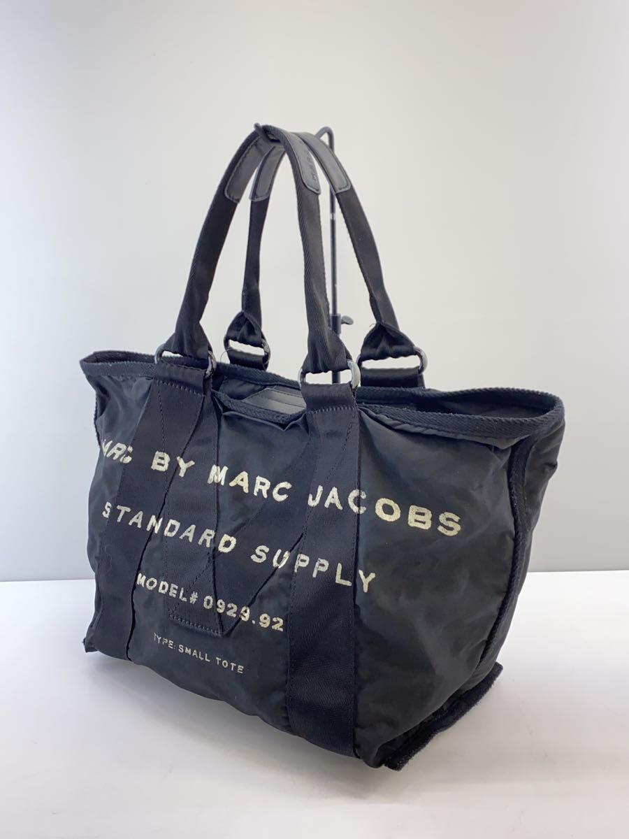 MARC BY MARC JACOBS◆トートバッグ/ポリエステル/BLK/無地/M0002647_画像2