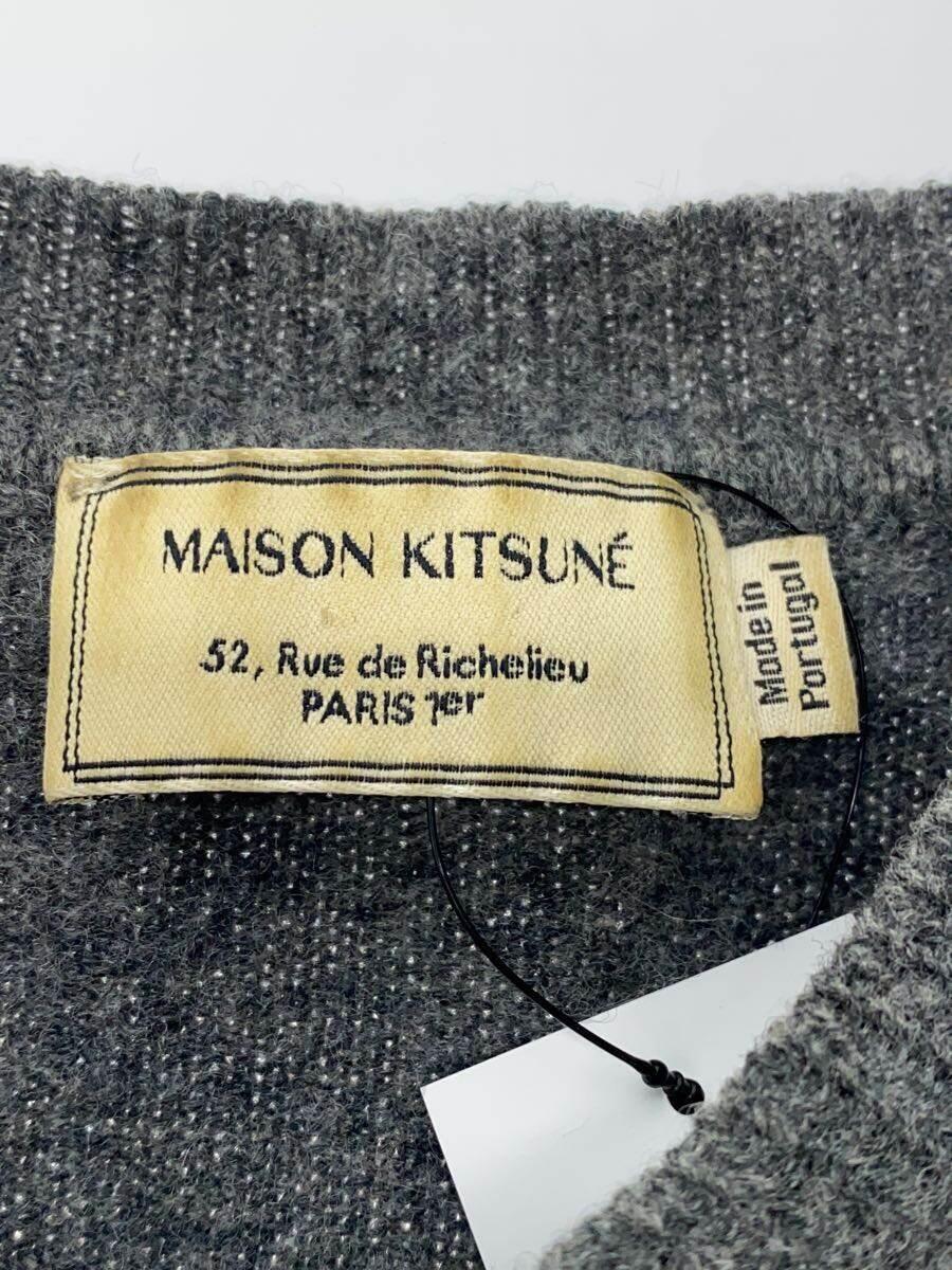 MAISON KITSUNE◆セーター(厚手)/S/ウール/GRY/FW14 MK 004 PU_画像3