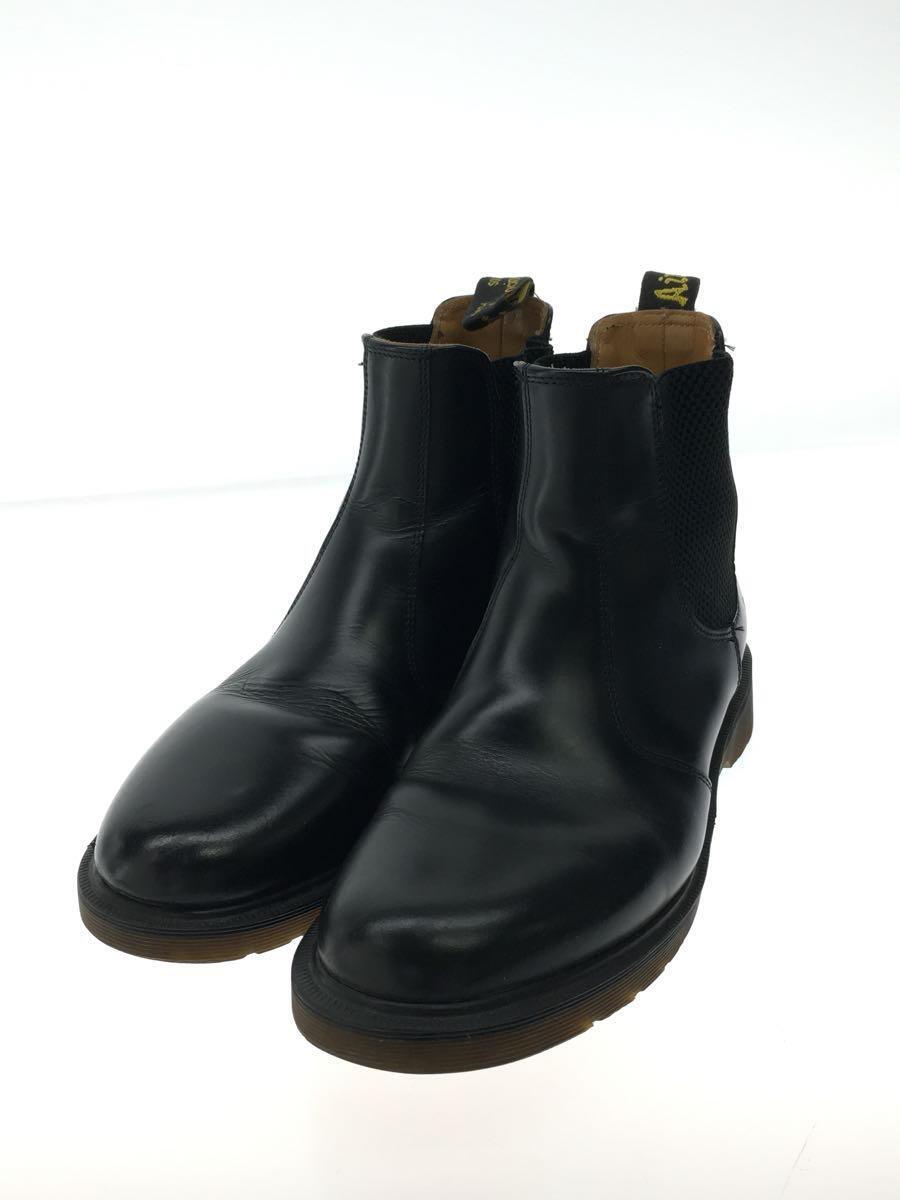 Dr.Martens◆チェルシー・サイドゴアブーツ/UK9/ブラック/レザー/2976/イングランド製_画像2