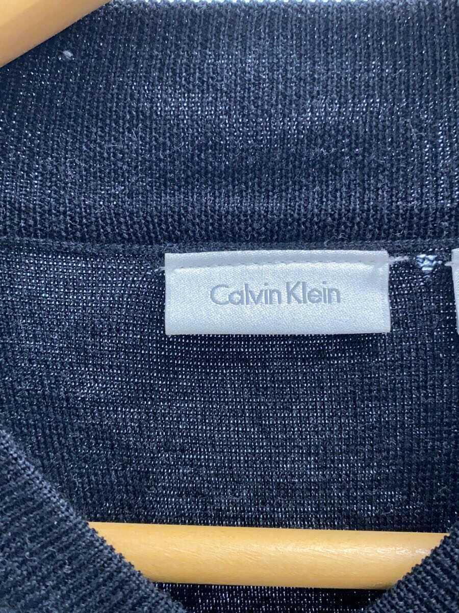 Calvin Klein◆カーディガン(薄手)/S/アンゴラ/GRY_画像3